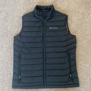 Mens Black Columbia Vest
